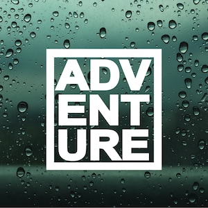 Adventure Decal Nature Decal Car Decal Exploring Decal Outdoors Decal Hiking Decal Vinyl Decal Camping Decal Car Decal Camper Decal