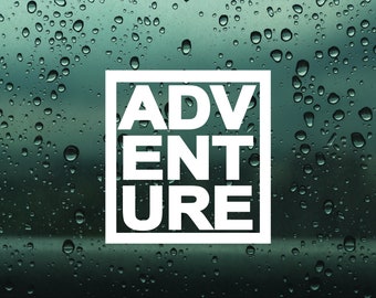 Adventure Decal Nature Decal Car Decal Exploring Decal Outdoors Decal Hiking Decal Vinyl Decal Camping Decal