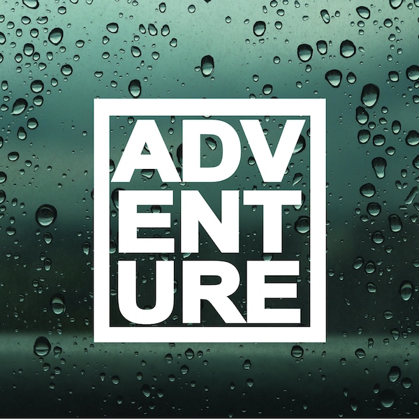 Adventure Decal Nature Decal Car Decal Exploring Decal Outdoors Decal Hiking Decal Vinyl Decal Camping Decal