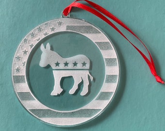 Adorno de burro democrático