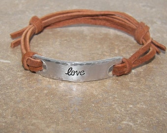 love word bracelet,  personalized stamped skinny bar, kids name bracelet , pick your word bracelet,  hand stamped jewerly
