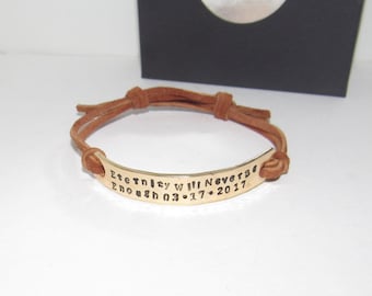 Love word bracelet, custom handstamped aluminum bar bracelet,personalized gift under 20-personalized, bracelets for women