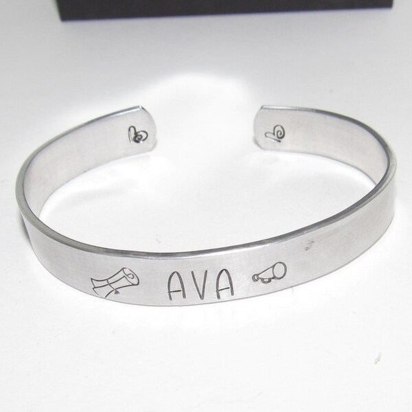 personalized pewter cuff bracelet with your wording , custom handstamped  jewelry, customized jewelry, handstamped jewelry