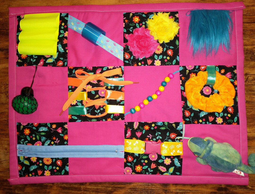 Fidget Quilt Alzheimer's Activity Quilt Fidget Quilt for Etsy