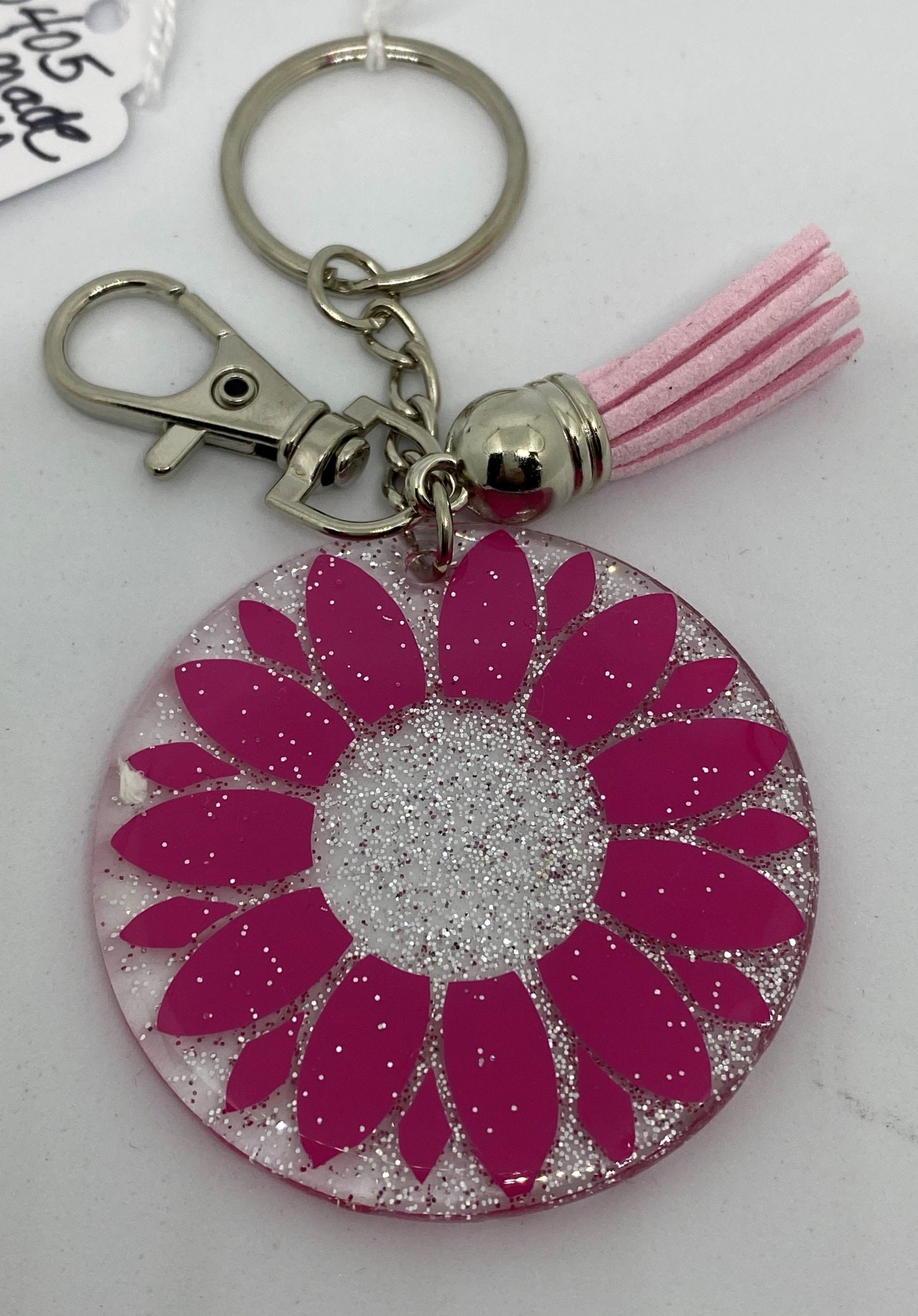 Custom Made Keychains epoxy resin and glittter uplifting Etsy