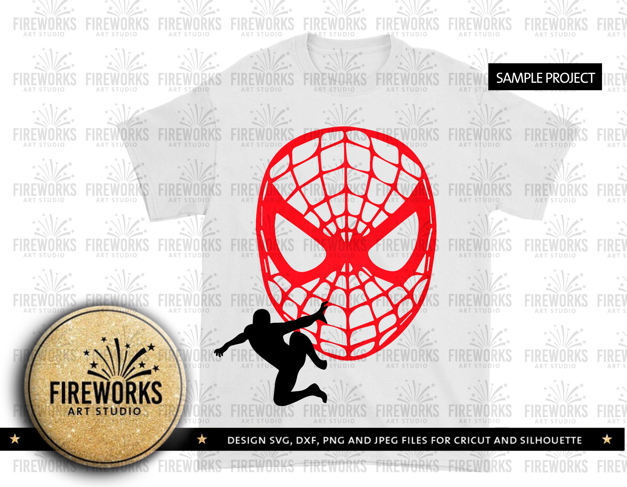 Download Spiderman Silhouette Bundle SVG Birthday Superhero | Etsy