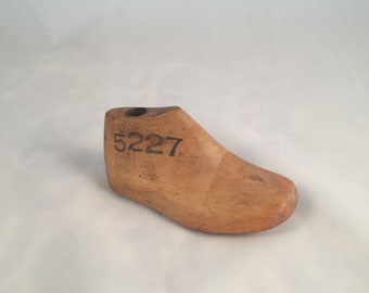Child's Wooden Shoe Mold or Last