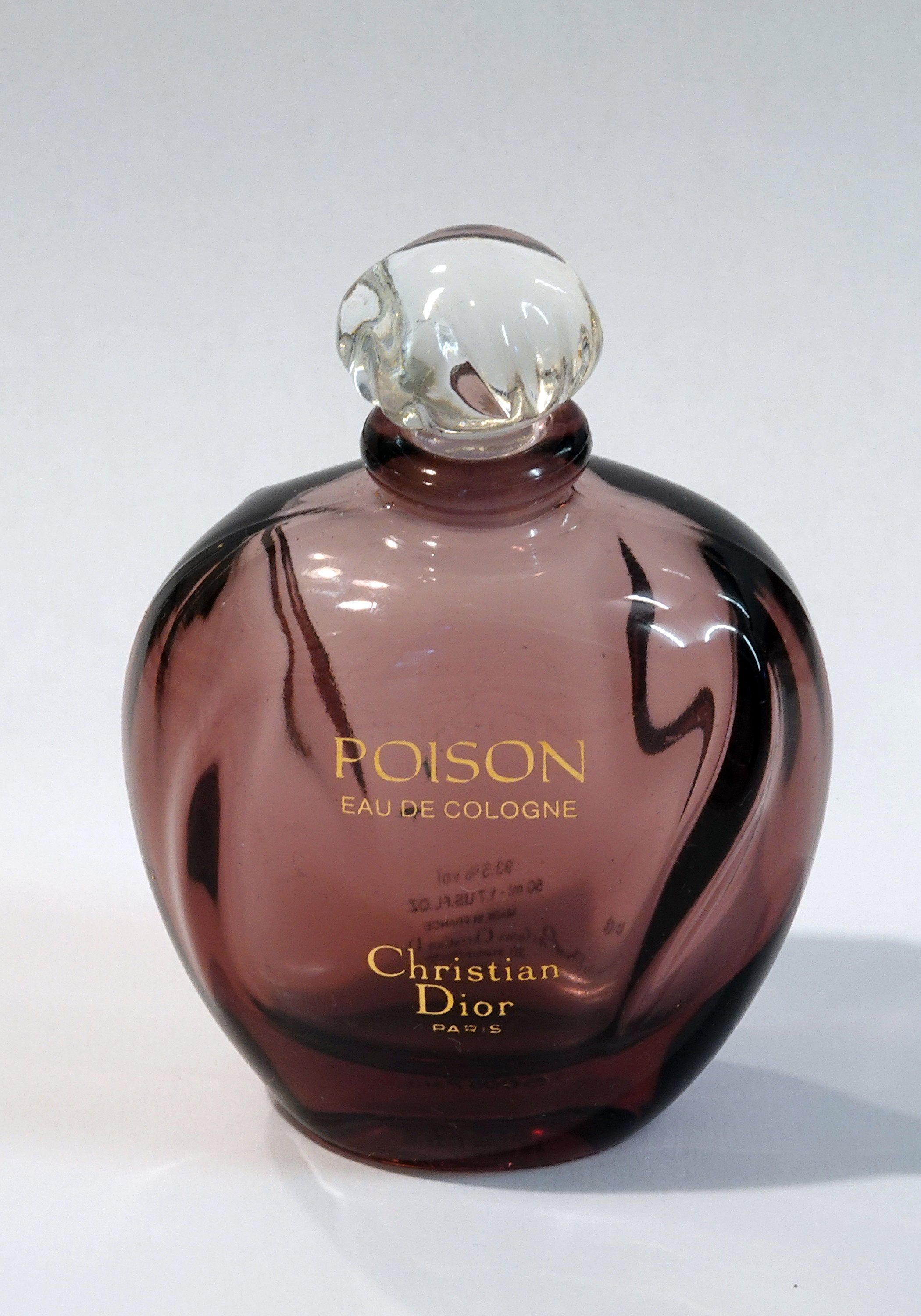 Vintage Christian Dior Paris Poison Rare Amethyst coloured  Empty)