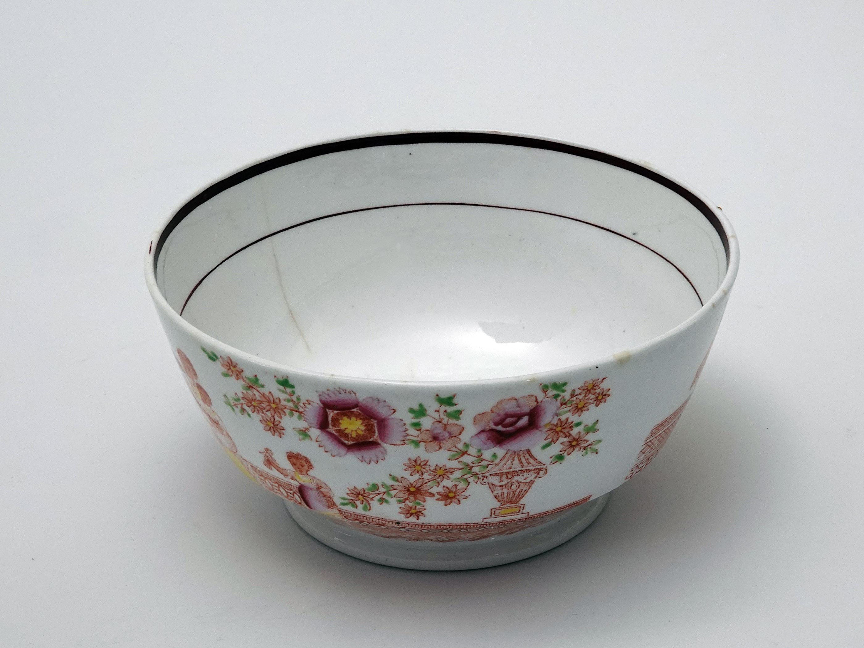 ピンク色の東洋の高級陶磁器のボウル。19世紀 - Etsy 日本