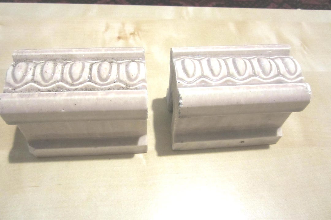 Ceramic Edging, Egg and Dart Design, Victorian. 2 Pieces - Etsy