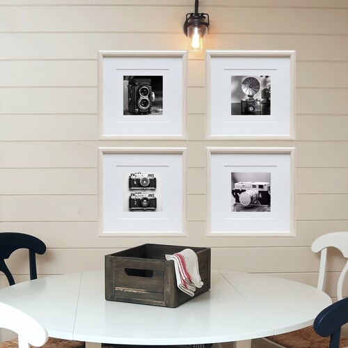 White Picture Frame Set Photo Gallery Wall Set 12x12 White Etsy