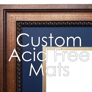 Matboard, Beveled Cut Matboards, 8&quot;x10&quot; Mat, 5&quot;x7&quot; Single Opening, Mat Color Options