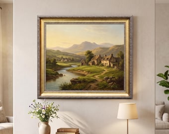 Antique Gold Picture Frame, Ornate Vintage Wall Frame, Custom Sizes for Artwork and Photos