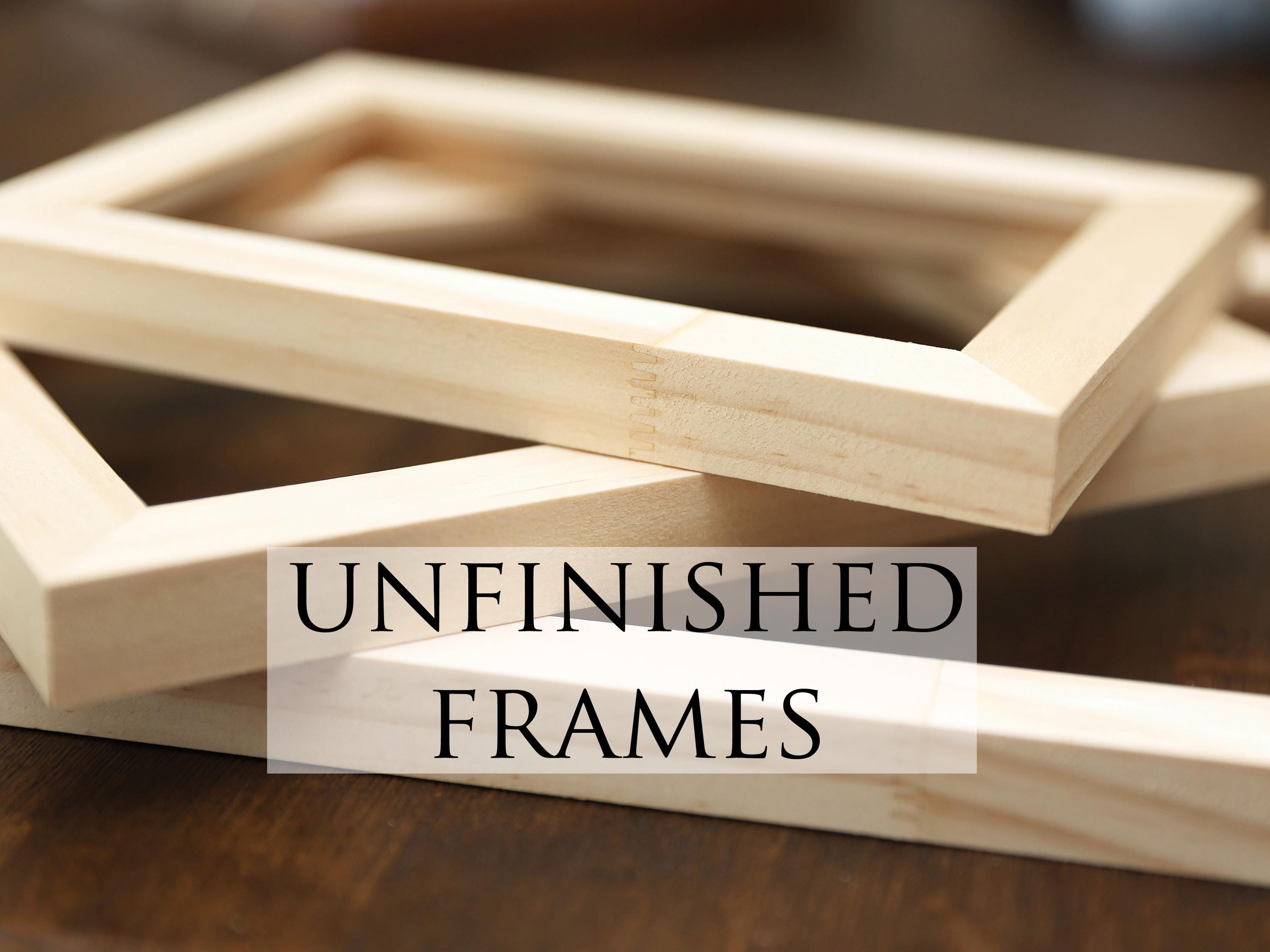 Raw Picture Frames in Bulk Message for a Quote Unfinished Unstained ...