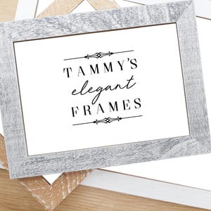 Barn Wood Picture Frames, Farmhouse Wall Frame, Rustic Solid Wood Photo Frames, Custom Made in the USA, Handmade Distressed Frame
