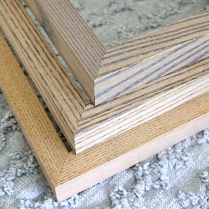 Custom Wood Picture Frames Solid Hardwood Photo Frame 8x10 11x14 16x20 Frames Custom Size Frames Poster Frame