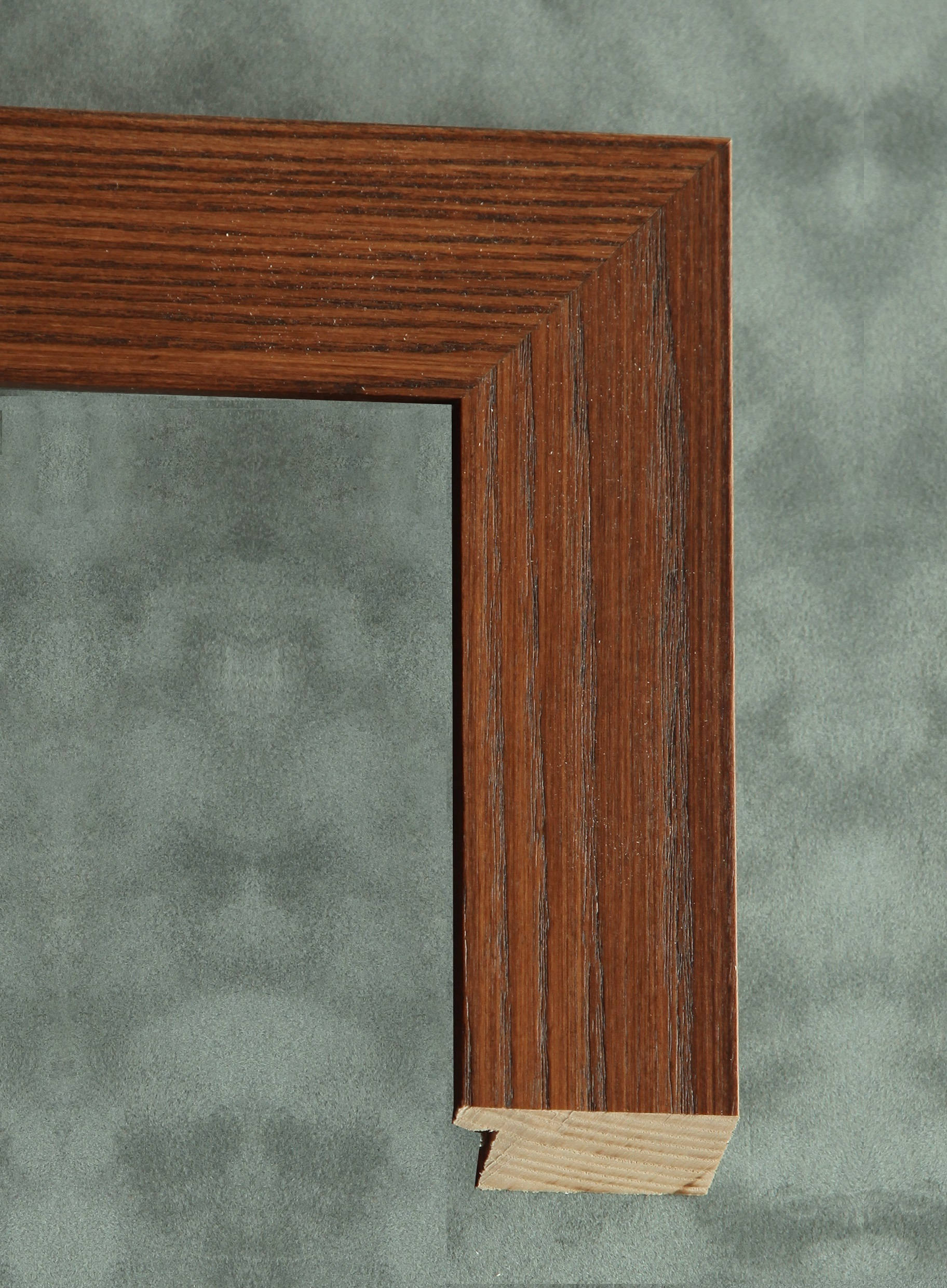 Flat Walnut Picture Frame Ash Wood Wooden Frame Rustic Etsy UK