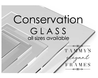 Conservation Glass, UV Blocking Framers Glass, High Quality Picture Frame Glass, Replacement Glass for Photo Frame