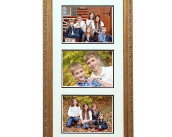 Photo Collage Frame Family Picture Frame Gold Ornate Frame 5x7 Collage Frame