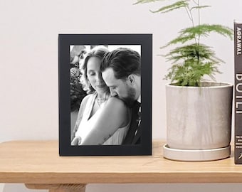 Simple Black Picture Frame, Minimalist Tabletop Frame, Contemporary Wall Frame, Black Poster Frame, Thin Wall Frame