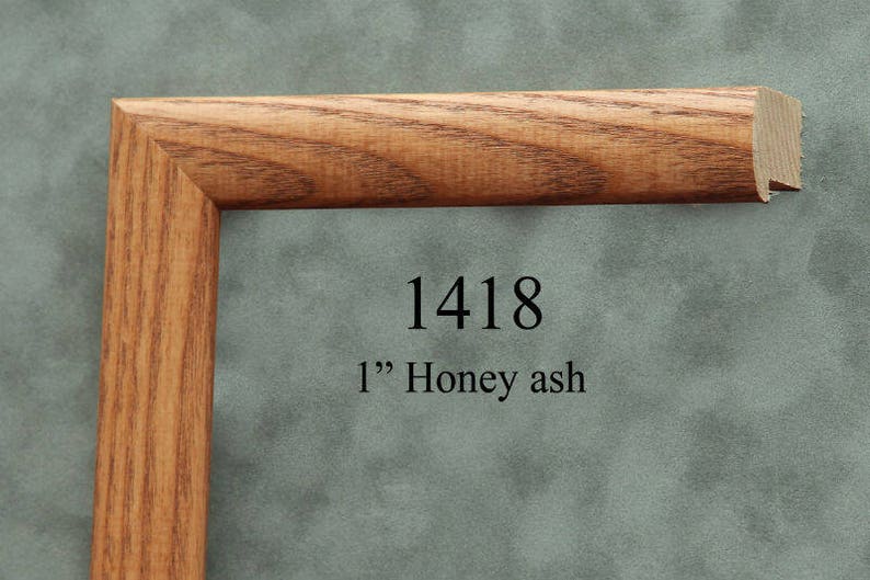 Honey Ash Wood Picture Frame Decor Wall Home Image 0