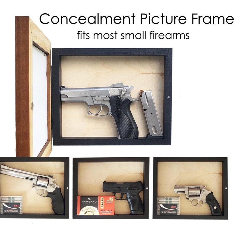 Handgun Concealment Picture Frame - Etsy