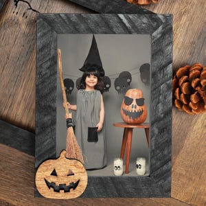 5x7 Halloween Picture Frame 4x6 Pumpkin Photo Frame Pumpkin Patch Frame for Grandma Boo Crew Frames Happy Halloween Spooky Season