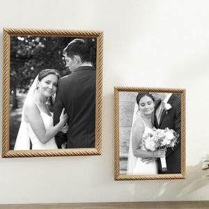 Tiny Ornate Photo Frame, Vintage Gold Picture Frame, Decorative Antique Gold, Petite Tabletop Frames, Gold Wall Decor