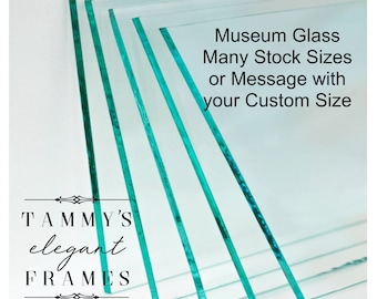 Museum Glass Cherish Your Valuable Home Décor Custom Cut any size Anti Reflection Picture Frame Glass Protect Valuable Artwork and Photos