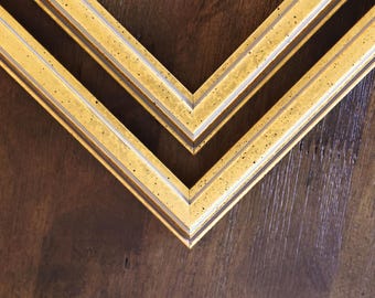 Modern Frame for Art Prints Gold Picture Frame Thin Gold Wall Frame