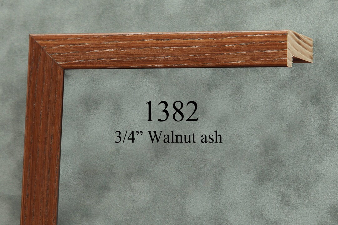 Walnut Frame Ash Wood Picture Frame Handmade Photo Frame Etsy