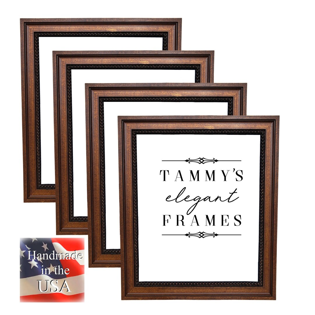 Antique Gold Vintage Bronze Frame Custom Picture Frames Any Size Photo