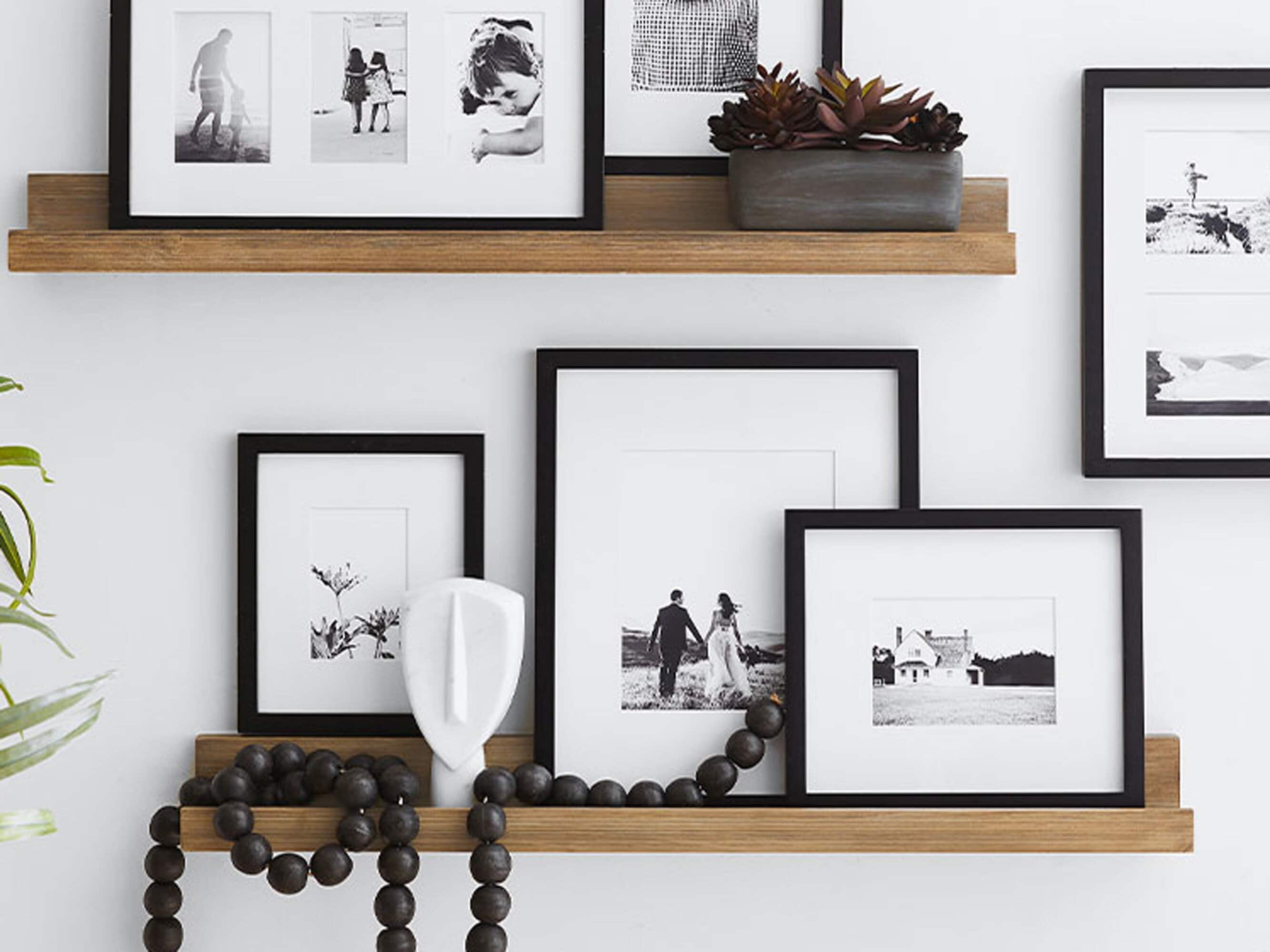 Classic Black Picture Frame, Minimalist Wall Gallery, Simple Black Tabletop Frame, Chic Black Home Decor