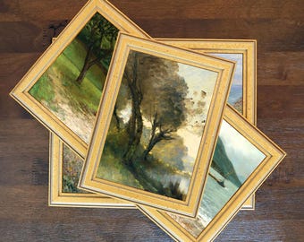 Thin Gold Picture Frame Gold Wall Frames Modern Frames for Artwork Minimalist Tiny Frames in Gold
