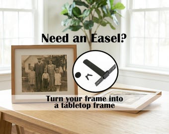 Picture Frame Easel Stand | Metal Photo Frame Support | DIY Tabletop Display Holder | Easel Back