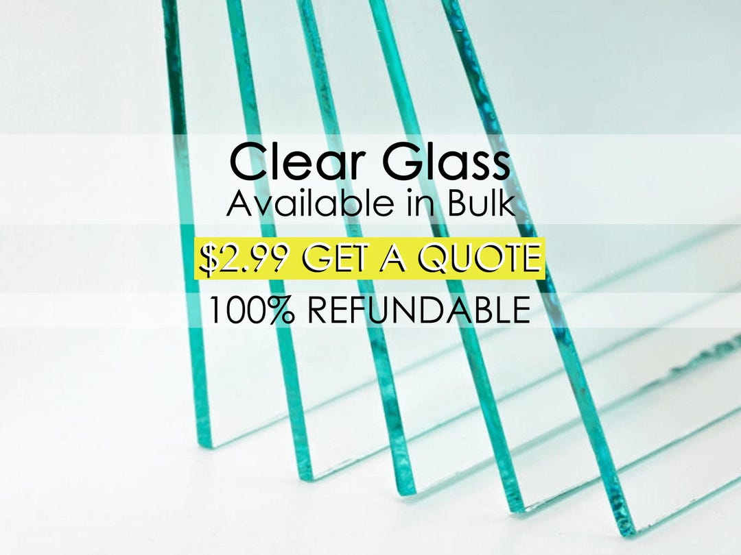 Bulk Custom Cut Clear Glass – Multiple Pieces, Frame Glass Panels Any ...