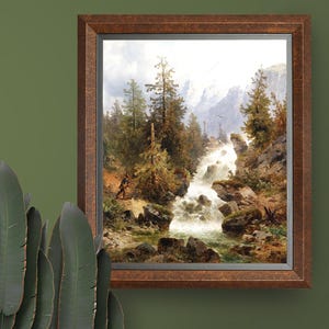 Golden Bronze Wall Frame Large Thick Picture Frame Rich Frame for Wall Art Diplomas Large Family Portraits