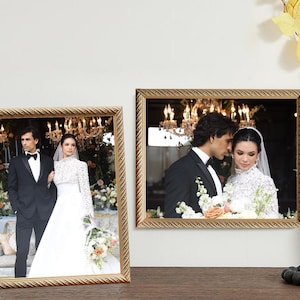 Tiny Ornate Photo Frame, Vintage Gold Picture Frame, Decorative Antique Gold, Petite Tabletop Frames, Gold Wall Decor