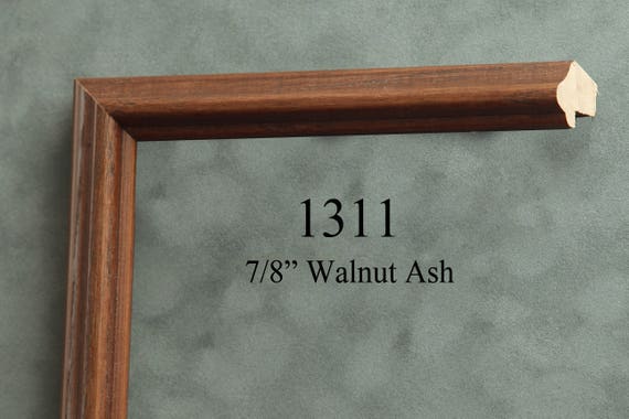 Brown Ash Photo Frame, Vintage Decor, Handmade Wood Picture Frame, 9x12 frame, 11x14 frame, 14x18 frame 16x20 frame Custom Sizes Available