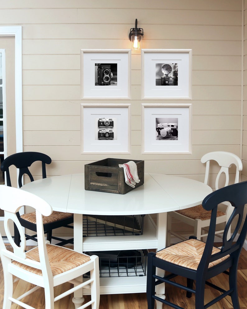 White Picture Frame Set Photo Gallery Wall 12x12 Frames With 8x8 Mat Opening More Sizes Available