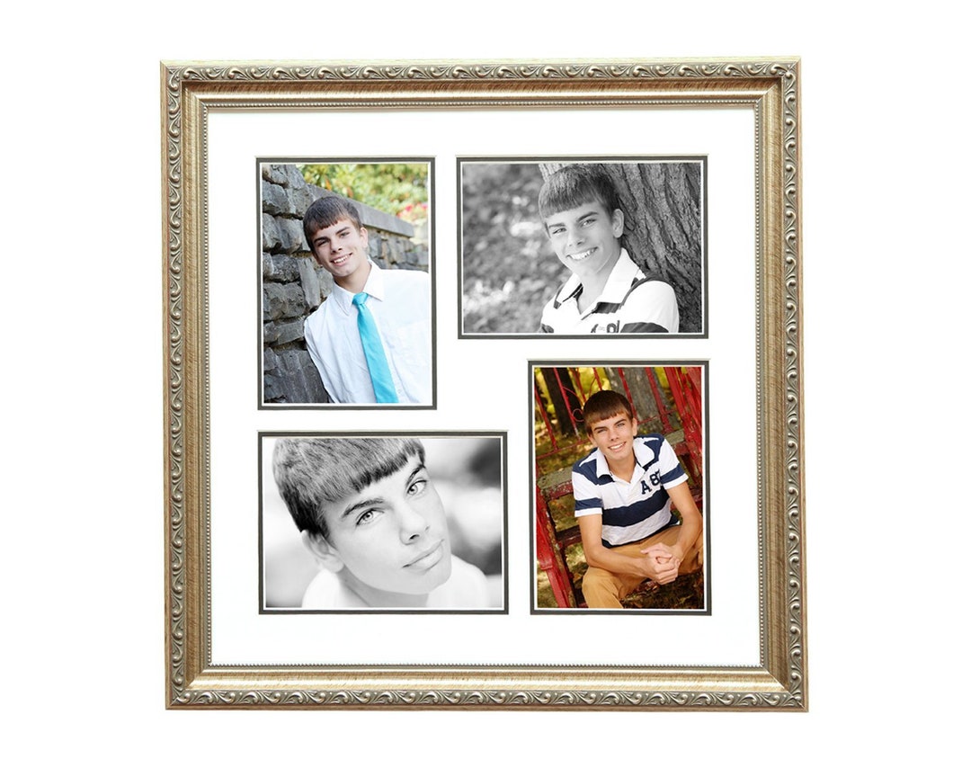 Silver Picture Frame Collage Frame With Multiple Openings Etsy