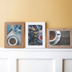 Custom Wood Picture Frames, Rustic Farmhouse Distressed Frame, Wooden Photo Frame, 4x6, 5x7, 8x10, 11x14 image 4