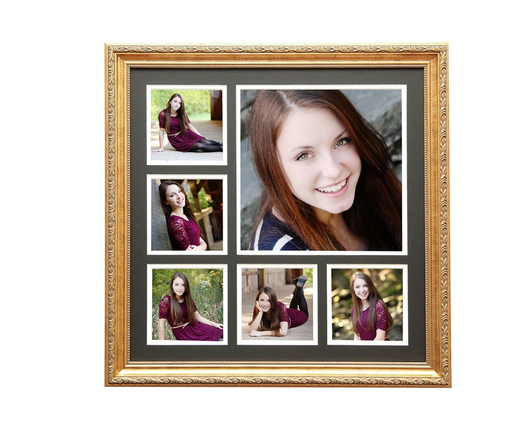 Photo Frame Collage, Ornate Gold Collage Picture Frame Etsy