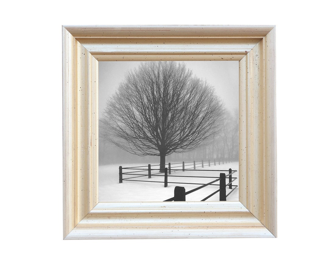 Square Silver Picture Frame, Large Silver Antique Decor Etsy