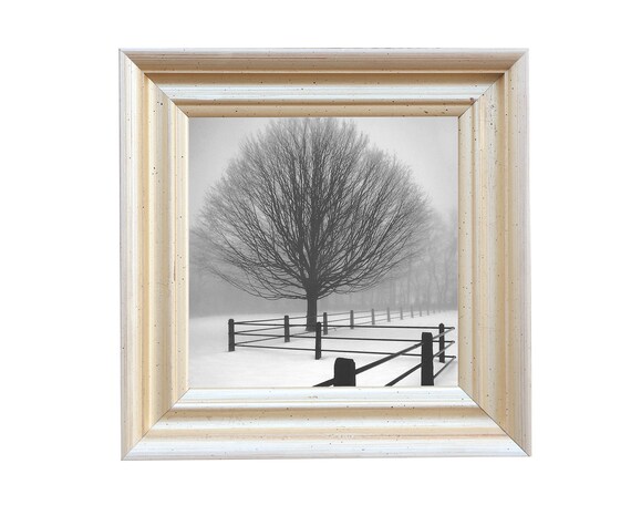 Square Silver Picture Frame Large Antique Decor
