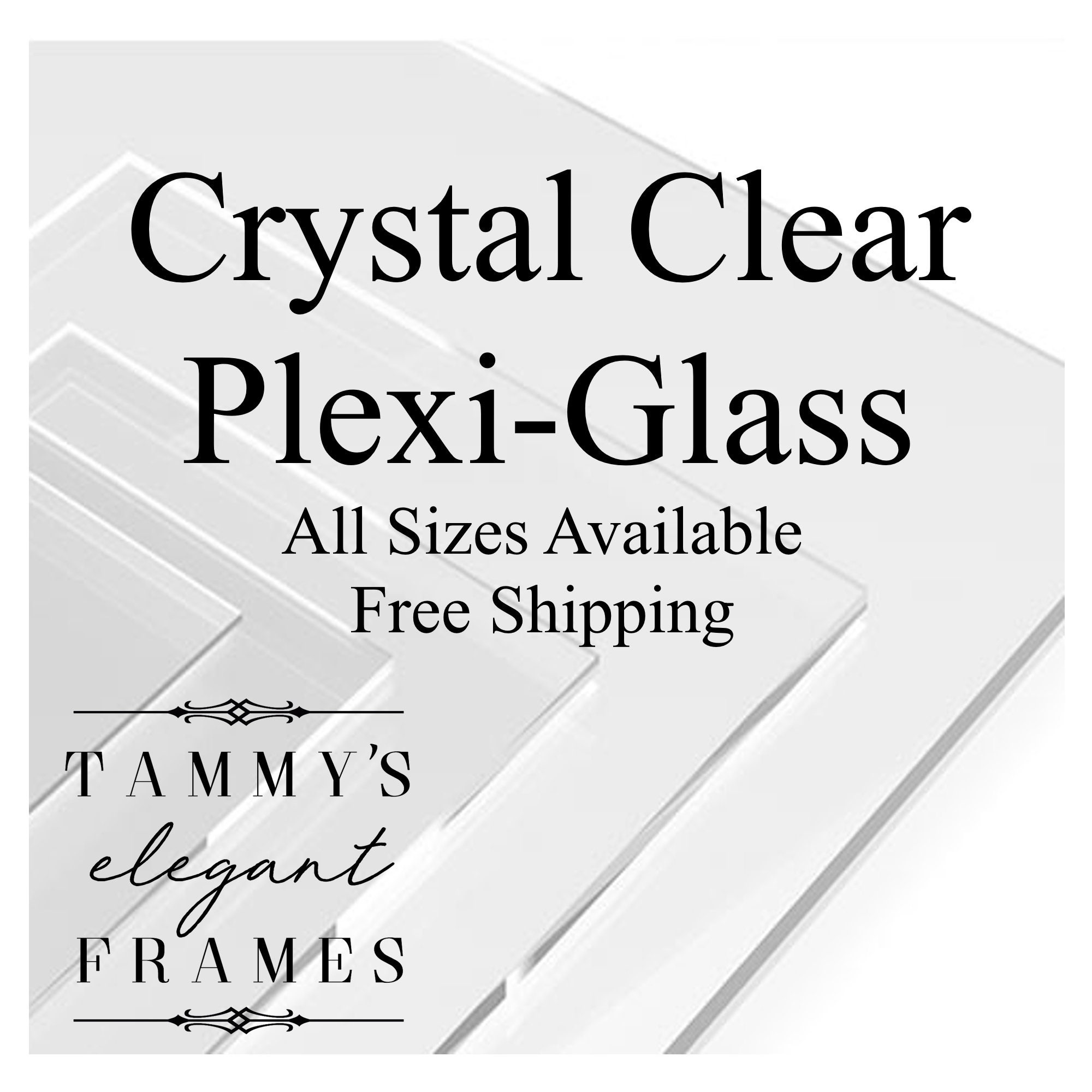 Framing Acrylic Glass, Frame Plexiglass Insert, Frame Replacement