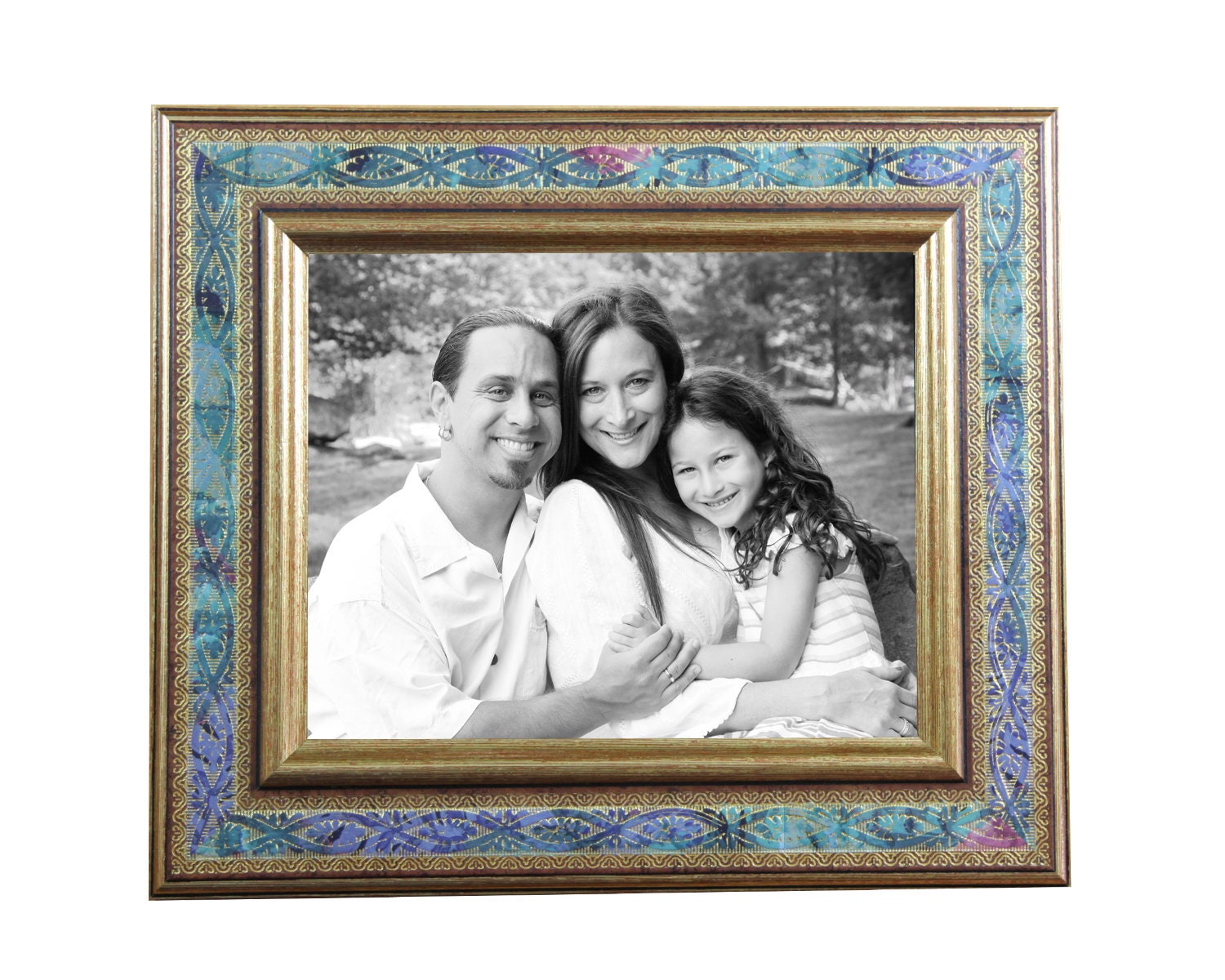 8x10 Picture Frame Colorful Frame Design Vintage Photo Frame - Etsy