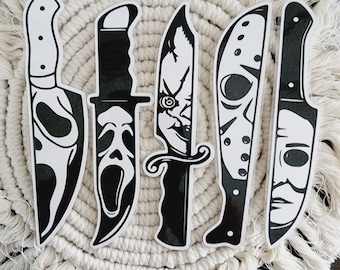 Horror knife Bookmark | Laminated Bookmark | Bookmark | Aesthetic Bookmark