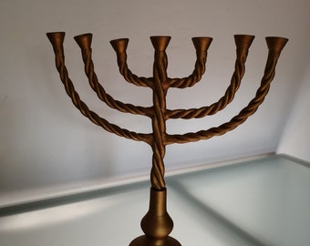 Pottery Menorah