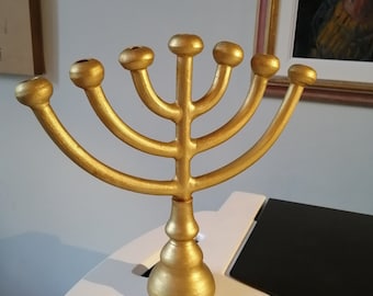 Pottery Menorah